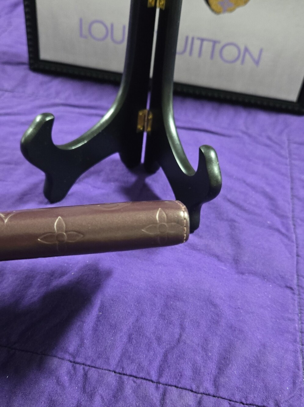 Vintage Louis Vuitton Matte Vernis Burgandy Monogram Agenda PM with COA - Picture 4 of 14